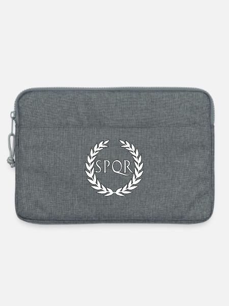 Roemer Rom Roemisch SPQR WEISS - Laptoptasche 13" - Grau meliert