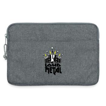 Metal - Laptoptasche 13" - Grau meliert - Vorne