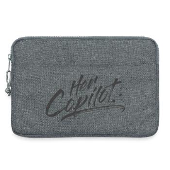 Her Copilot - Laptop bag 13" - heather grey - Front