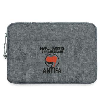 Antifa - Make Racists Afraid Again - Laptoptasche 13" - Grau meliert - Vorne