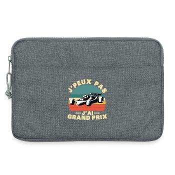 Je peux pas J'ai grand prix - Sacoche pour ordinateur portable 13 pouces - gris chiné - Devant