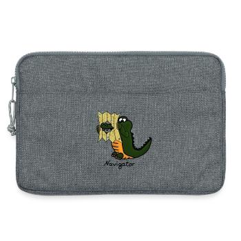 Navigateur - Sacoche pour ordinateur portable 13 pouces - gris chiné - Devant