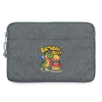 Geburtstagskind - Laptoptasche 13" - Grau meliert - Vorne