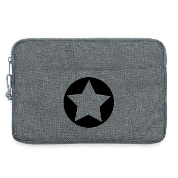 STERN. STERN. STERNE. FEST. JAHRESTAG. WEIHNACHTEN. - Laptoptasche 13" - Grau meliert - Vorne