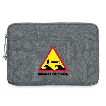 Beware Of Coach - Opti Edition - Laptoptasche 13" - Grau meliert - Vorne