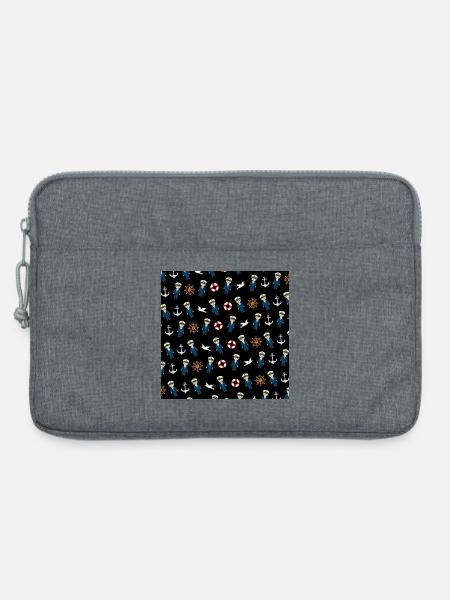 Marine - Laptoptasche 13" - Grau meliert