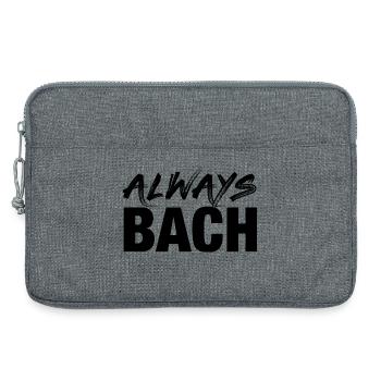 T-shirt de Johann Sebastian Bach - Sacoche pour ordinateur portable 13 pouces - gris chiné - Devant