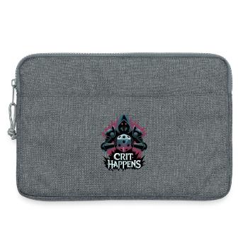 Les coups critiques se produisent - Sacoche pour ordinateur portable 13 pouces - gris chiné - Devant