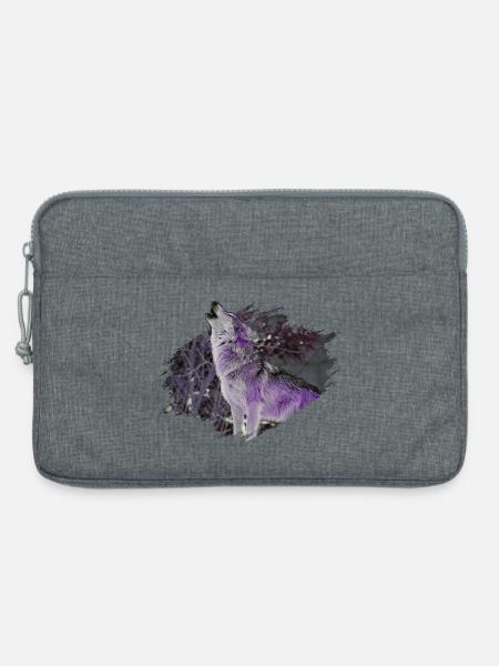 Wolf - Laptoptasche 13" - Grau meliert