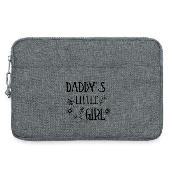 DADDY'S LITTLE GIRL - Laptoptasche 13" - Grau meliert - Vorne
