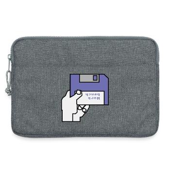Banc de travail - Sacoche pour ordinateur portable 13 pouces - gris chiné - Devant