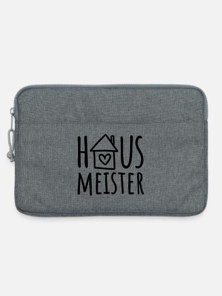 Hausmeister - Laptoptasche 13" - Grau meliert