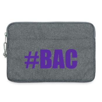 BAC. BACCALAUREAT. BREVET. DNB. EXAMEN. BRAVO - Sacoche pour ordinateur portable 13 pouces - gris chiné - Devant