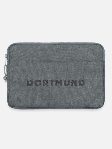 Dortmund Deutsche Stadt NRW Schraffur Schriftzug - Laptoptasche 13" - Grau meliert