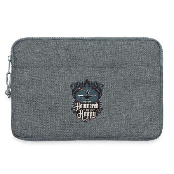 Hammered And Happy - Laptop bag 13" - heather grey - Front