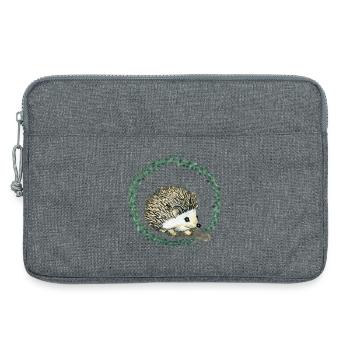Hérisson - Sacoche pour ordinateur portable 13 pouces - gris chiné - Devant