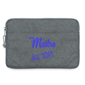 MEISTER. MEISTER. HUMOR - Laptoptasche 13" - Grau meliert - Vorne