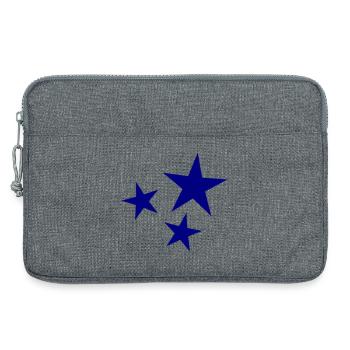 STERN. STERN. STERNE. FEST. JAHRESTAG. WEIHNACHTEN - Laptoptasche 13" - Grau meliert - Vorne