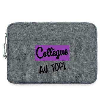 RUHESTAND. RUHESTAND. PENSIONIERT. RUHESTAND - Laptoptasche 13" - Grau meliert - Vorne