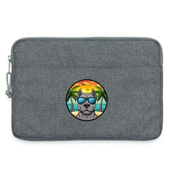 Cane Corso Hunderasse Cartoon Sonnenbrille Strand - Laptoptasche 13" - Grau meliert - Vorne