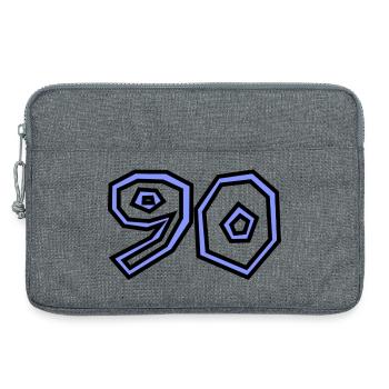 90 - Laptoptasche 13" - Grau meliert - Vorne