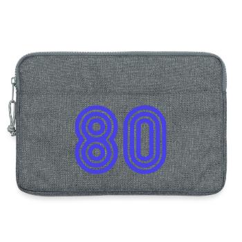 ANNIVERSAIRE. HAPPY BIRTHDAY. JOYEUX ANNIVERSAIRE. - Sacoche pour ordinateur portable 13 pouces - gris chiné - Devant