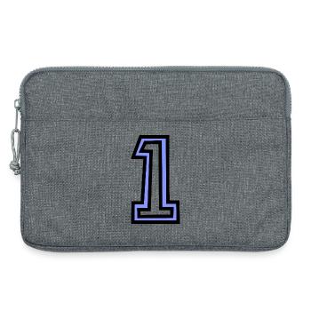 1. 1 JAHR. 1. JAHRESTAG. 1 JAHR GEBURTSTAG - Laptoptasche 13" - Grau meliert - Vorne