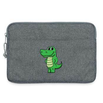 crocodile - Sacoche pour ordinateur portable 13 pouces - gris chiné - Devant
