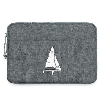 470er Riss - Laptoptasche 13" - Grau meliert - Vorne