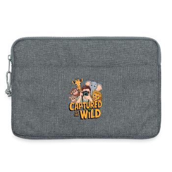 Gefangen von der Wildnis - Laptoptasche 13" - Grau meliert - Vorne