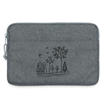 Pure Nature - Laptop bag 13" - heather grey - Front