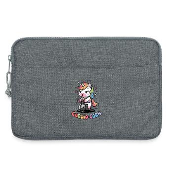Kardio-Mais - Laptoptasche 13" - Grau meliert - Vorne
