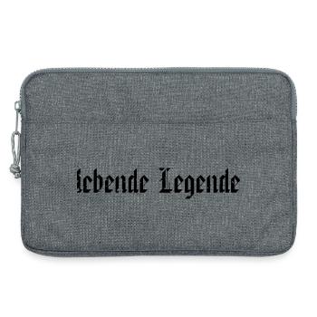 living legend - Laptop bag 13" - heather grey - Front