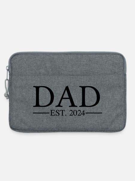 Dad EST 2024 - Laptoptasche 13" - Grau meliert