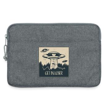 Extraterrestrial UFO Funny Space Gift - Laptop bag 13" - heather grey - Front