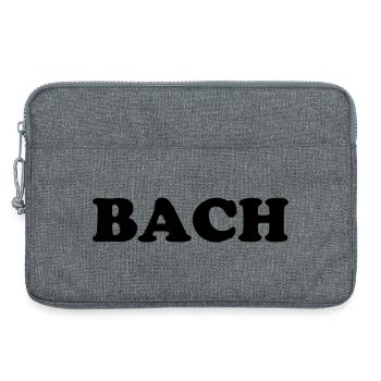 T-shirt de Johann Sebastian Bach - Sacoche pour ordinateur portable 13 pouces - gris chiné - Devant