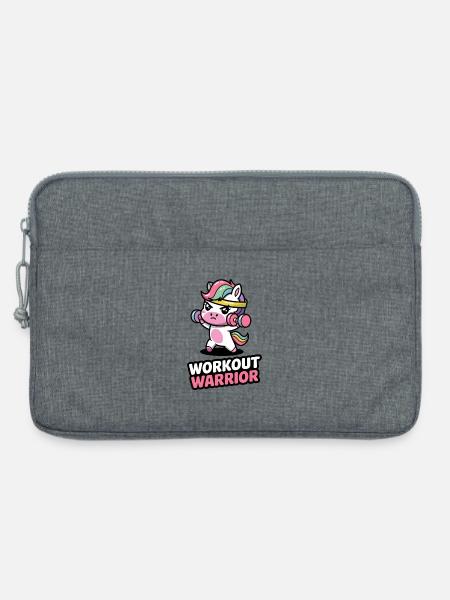 Workout Krieger - Laptoptasche 13" - Grau meliert