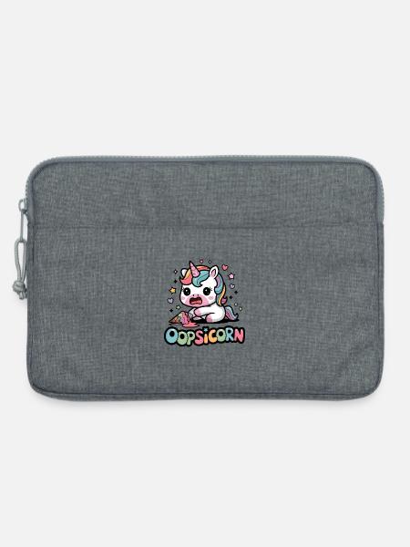 Oopsicorn - Laptop bag 13" - heather grey