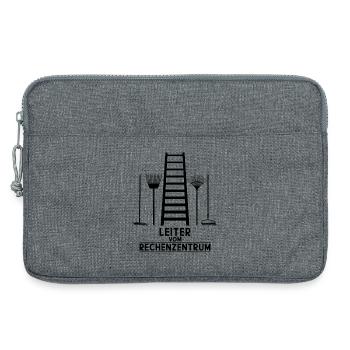 LEITER VOM RECHENZENTRUM - Laptoptasche 13" - Grau meliert - Vorne