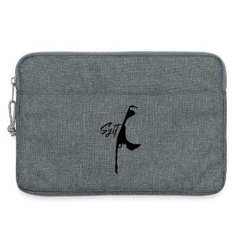 Insel Sylt - Laptoptasche 13" - Grau meliert - Vorne