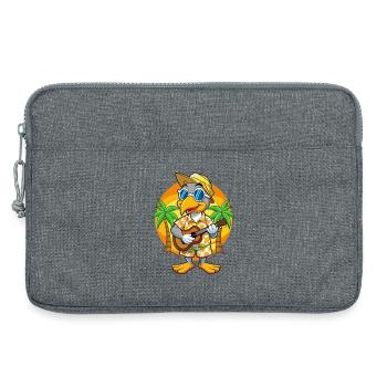Drôle Pelican Lunettes de soleil de plage d’été hawaïen - Sacoche pour ordinateur portable 13 pouces - gris chiné - Devant