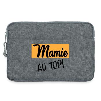 Oma - Laptoptasche 13" - Grau meliert - Vorne