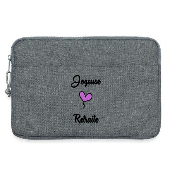 KOLLEGE. ANFANGEN. RUHESTAND - Laptoptasche 13" - Grau meliert - Vorne