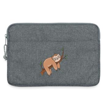 Faultier - Laptoptasche 13" - Grau meliert - Vorne