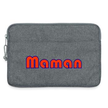 MAMA. MUTTERTAG. ALLES GUTE ZUM GEBURTSTAG MAMA. ICH LIEBE DICH - Laptoptasche 13" - Grau meliert - Vorne