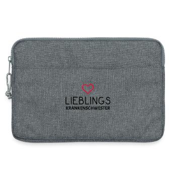 Krankenschwester - Laptoptasche 13" - Grau meliert - Vorne