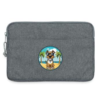 Schweizer Laufhund Lunettes de soleil de dessin animé Dog Breed - Sacoche pour ordinateur portable 13 pouces - gris chiné - Devant