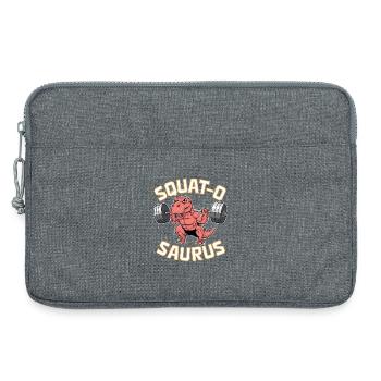 Squat-O Saurus - Sacoche pour ordinateur portable 13 pouces - gris chiné - Devant