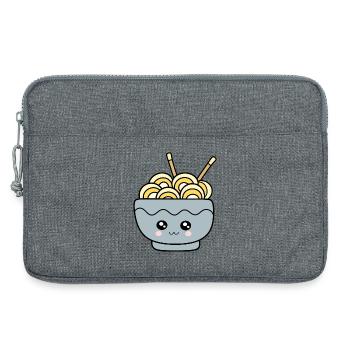 Ramen Noodles Japan Cuisine - Laptop bag 13" - heather grey - Front