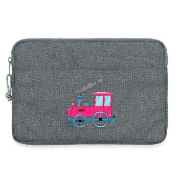 Train pour enfants rose - Sacoche pour ordinateur portable 13 pouces - gris chiné - Devant